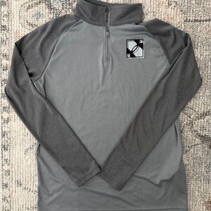 Under Armour Heather Gray Quarter-Zip Top